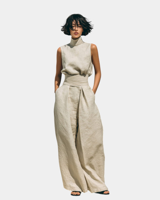 Falyne™ | Ensemble débardeur et pantalon large