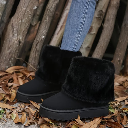 Loretta | Bottes d’hiver compensées douillettes