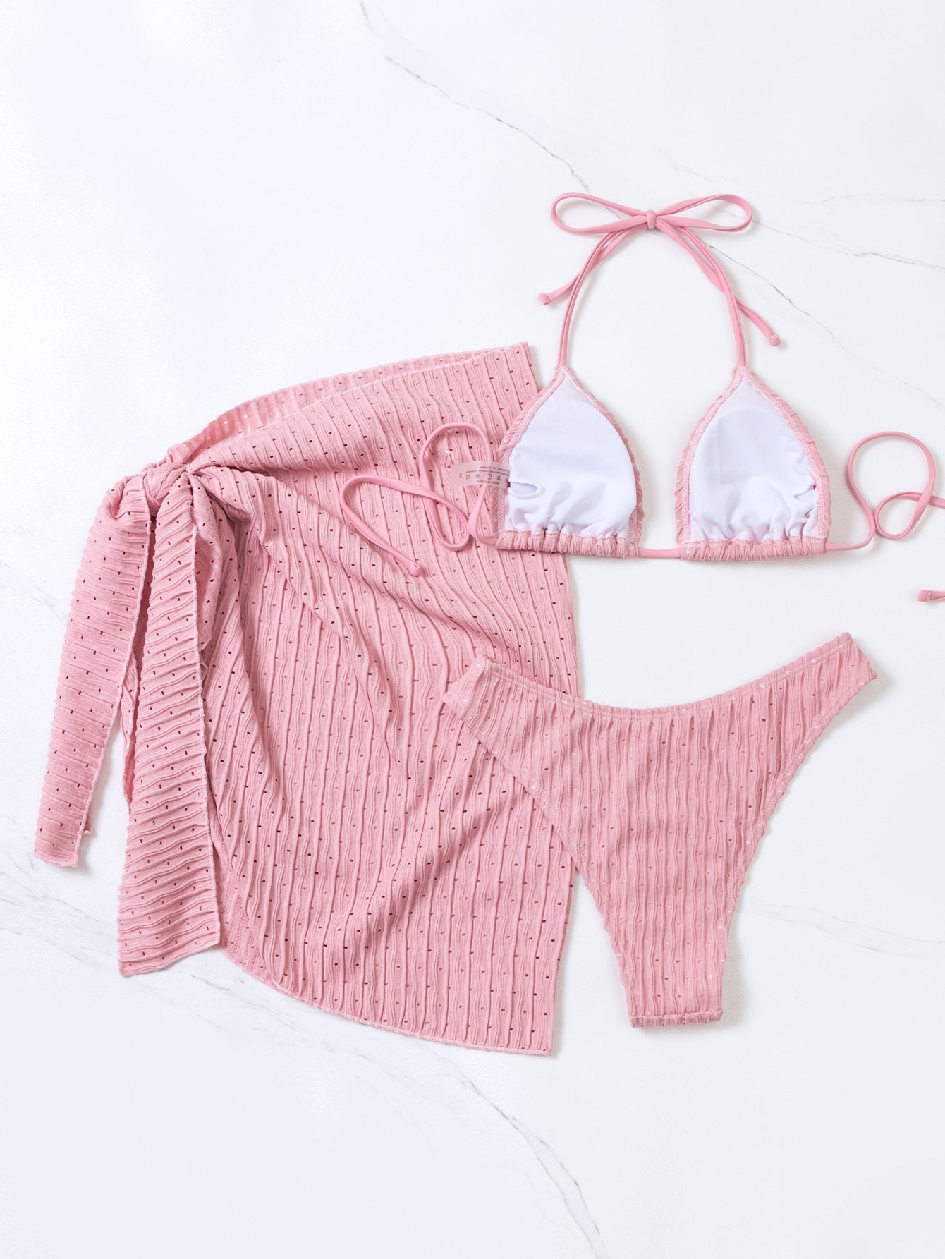 MALIBU™ | BIKINI 3 PIÈCES TRIANGLE + JUPE