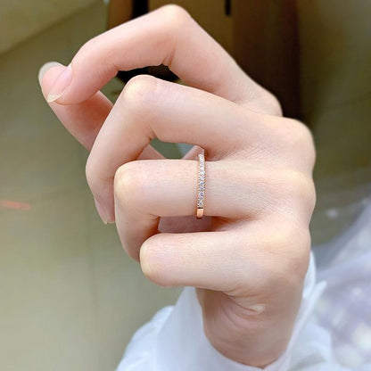 Wafae™ | Bague d’alliance empilable en argent 925