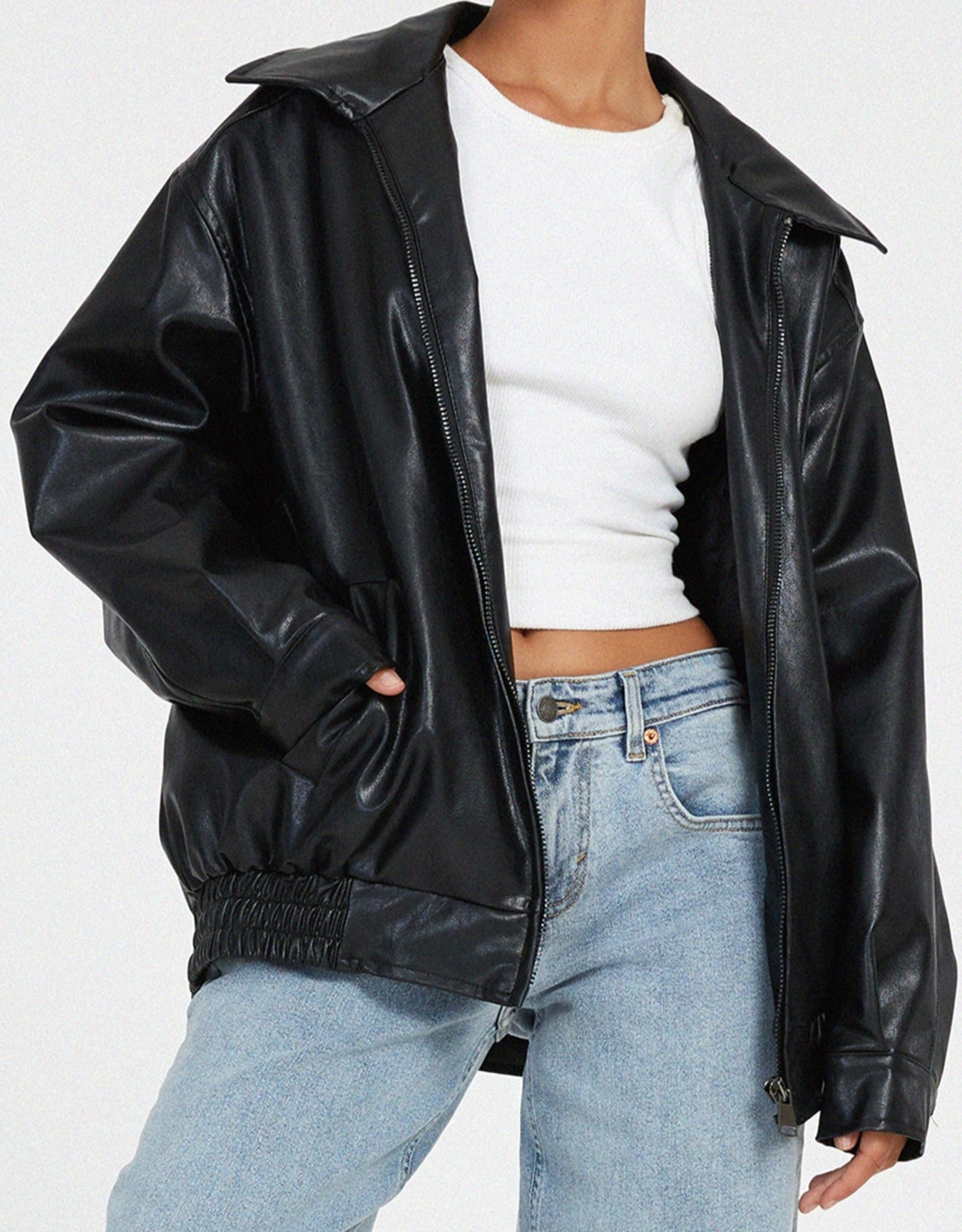 IBTISSAM™ | Veste Cuir
