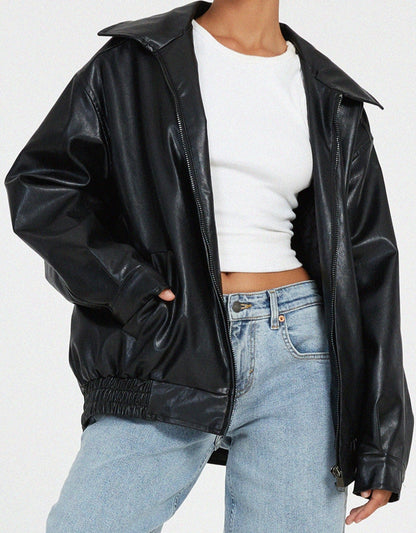 IBTISSAM™ | Veste Cuir
