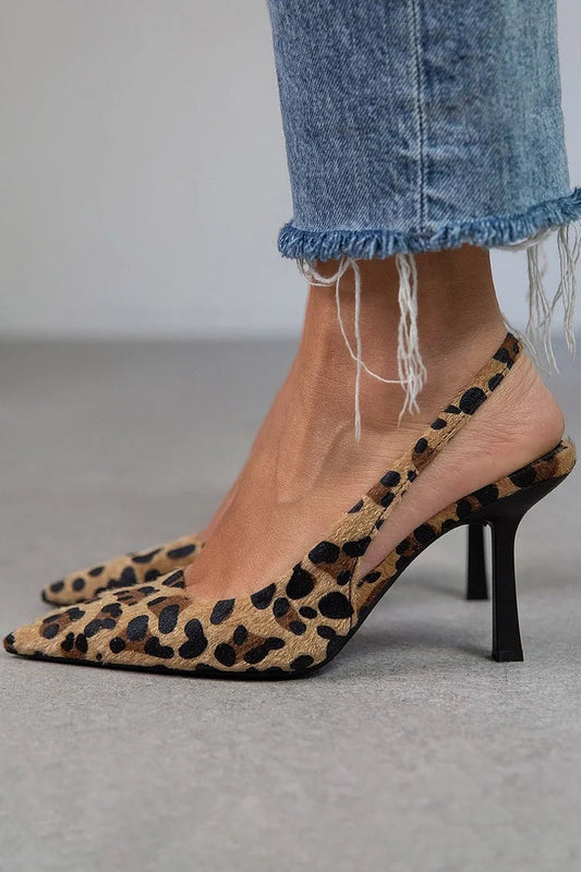 Orla™ | Slingback-Pumps mit Leopardenmuster
