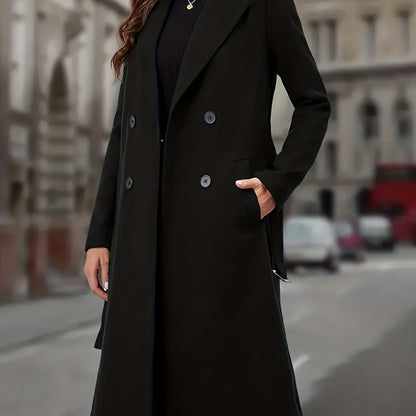 Aurelia | Manteau long à double boutonnage