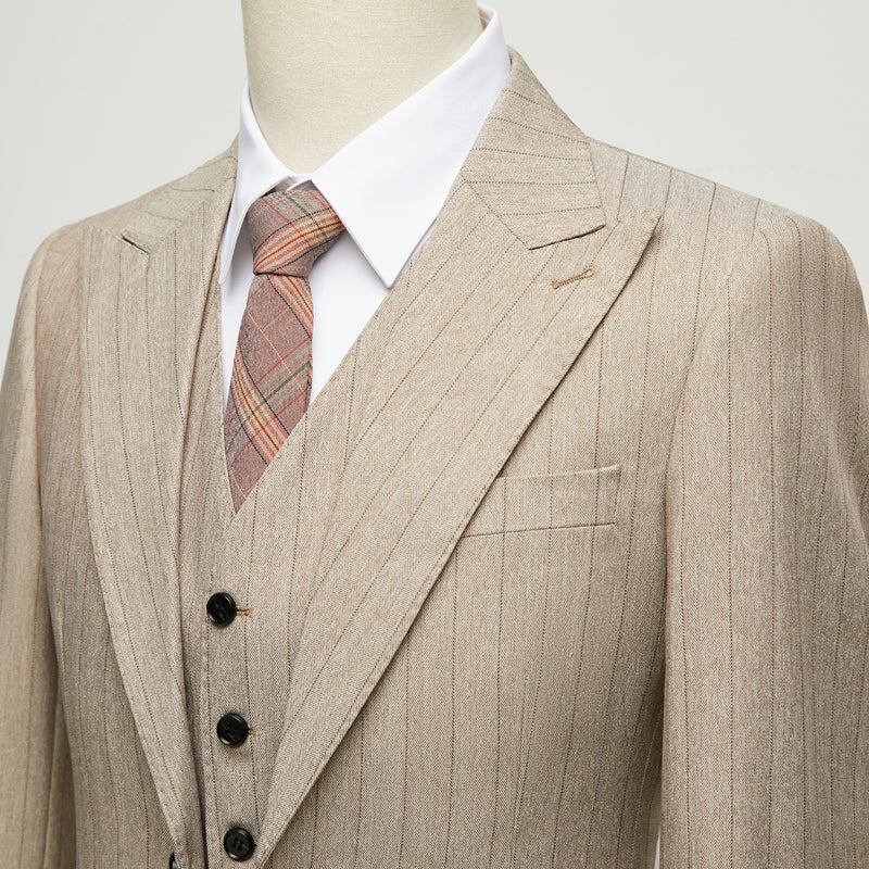 Noah beige™ | Costume trois pièces