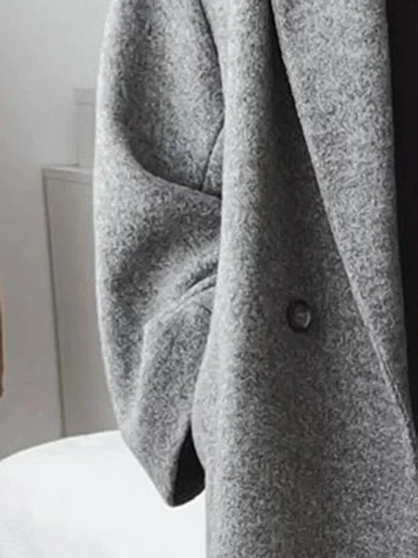 Layla - Manteau en laine oversize, chic et cocooning