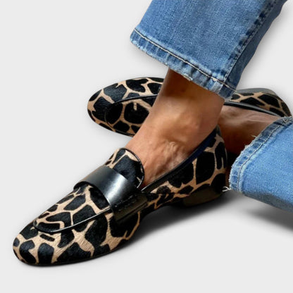 LÉONIE™ | Mocassins Léopard
