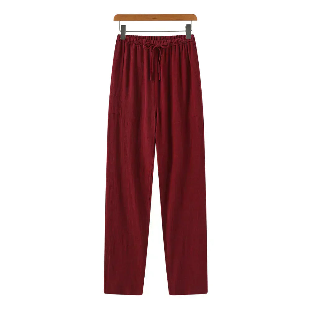 Sylvio™ | Pantalon slim en lin