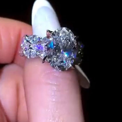 Soukaina™ | Ensemble de fiançailles 3 pièces ovale marquise