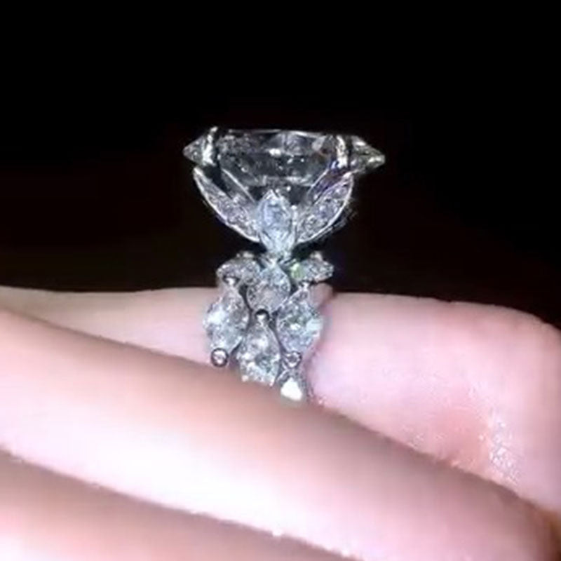 Soukaina™ | Ensemble de fiançailles 3 pièces ovale marquise