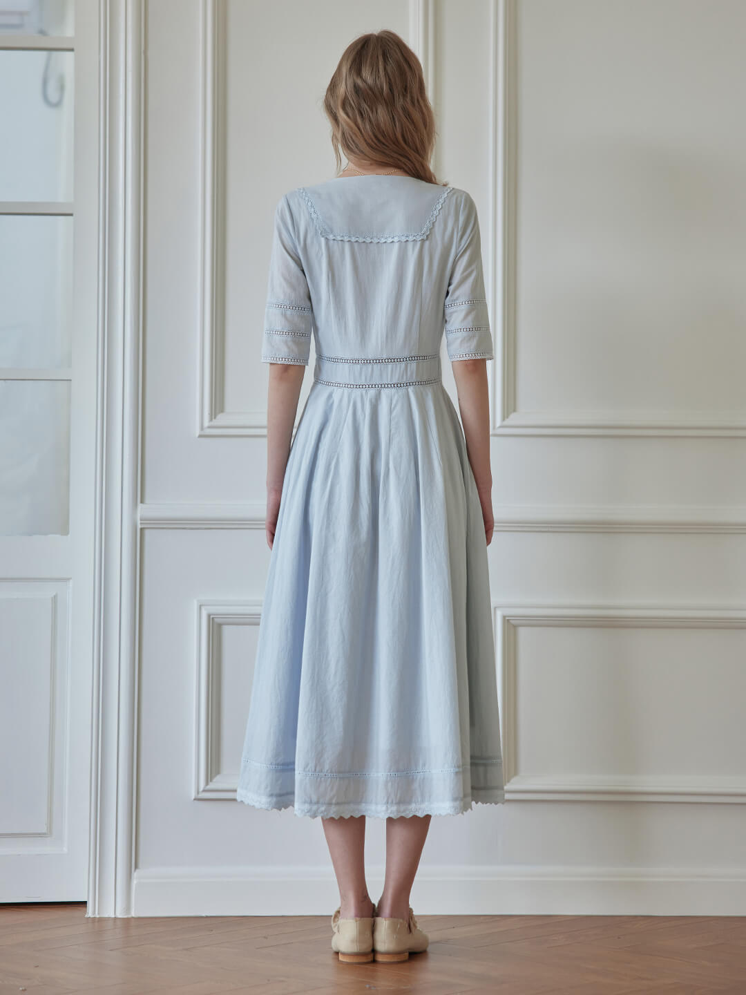 Fiona™ | Robe midi en coton