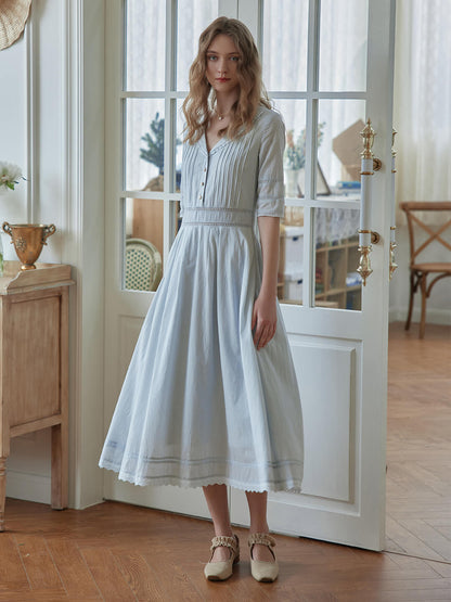 Fiona™ | Robe midi en coton