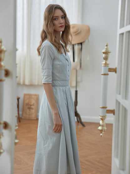 Fiona™ | Robe midi en coton