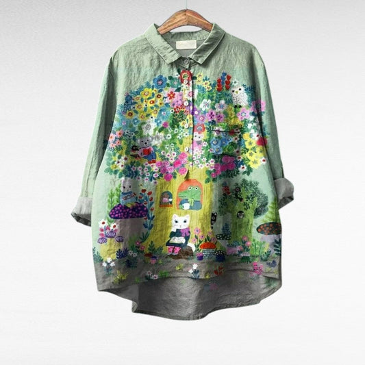 Élise™ | Blouse jardin enchanté