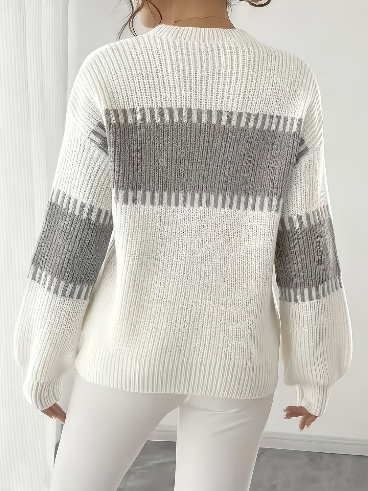 Adelaide | Pull rayé à empiècements colorés