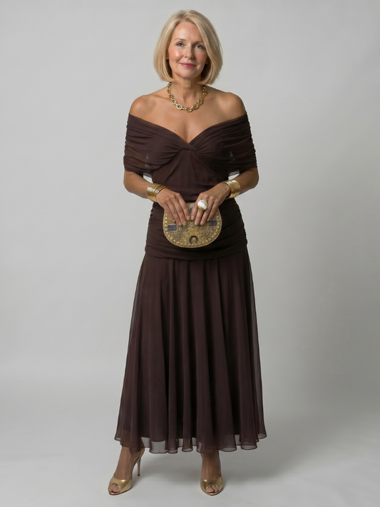 Sidonie™ | Robe midi fluide