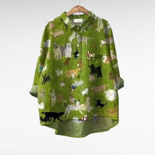 Cécile™ | Blouse ludique animale