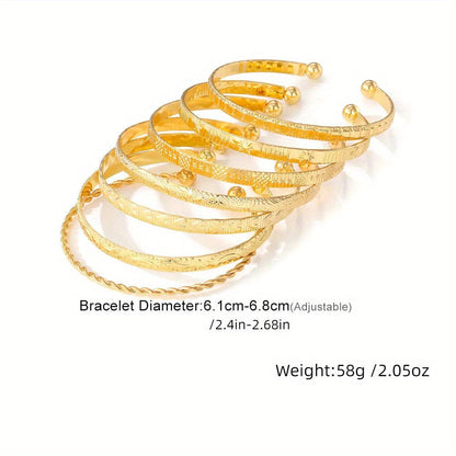 Dahliana™ | Ensemble de bracelets boho dorés