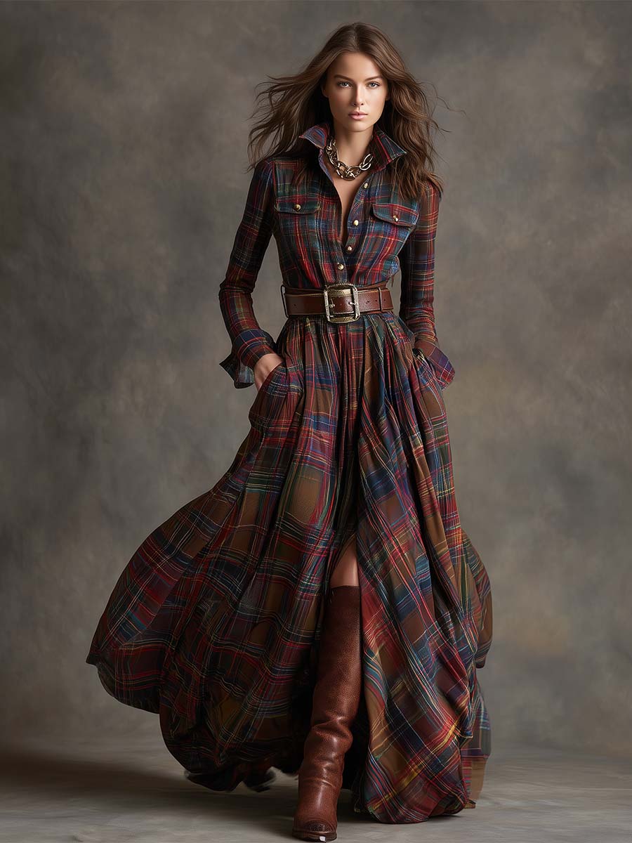 Cheryl™ | Elegantes und klassisches Hemdblusenkleid
