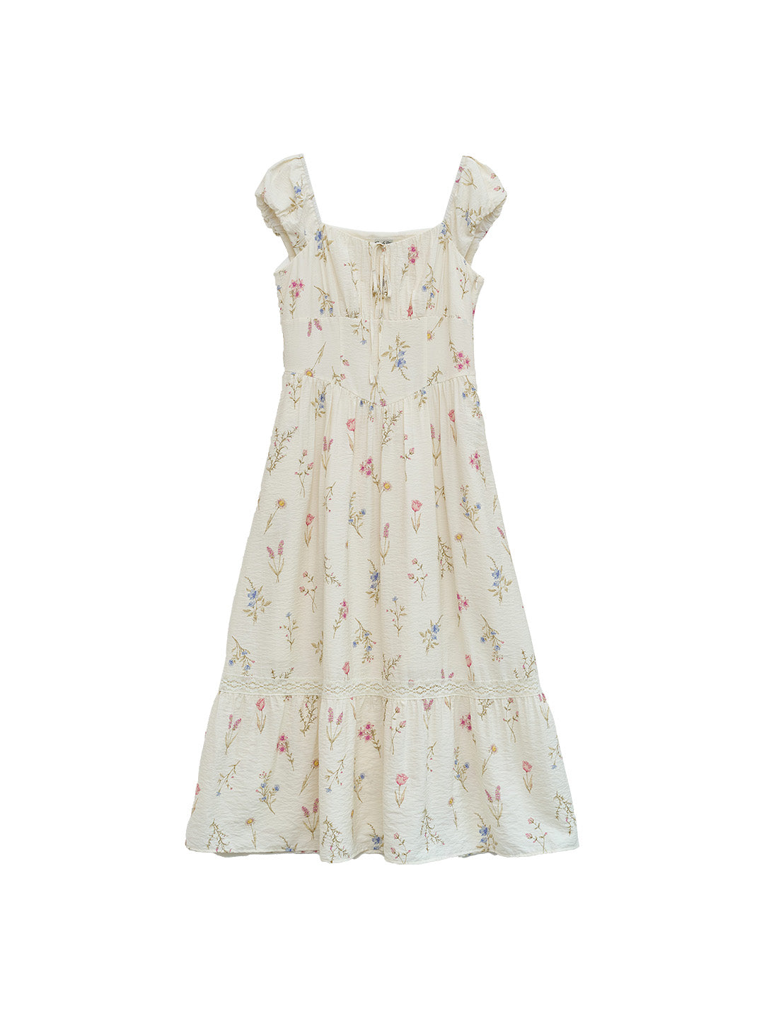 Victoria™ | Robe à col en cœur floral