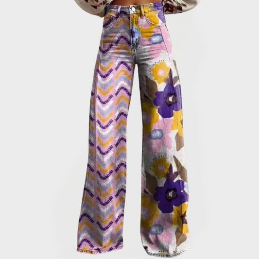 Artiqua™ | Pantalon à jambes larges à motifs