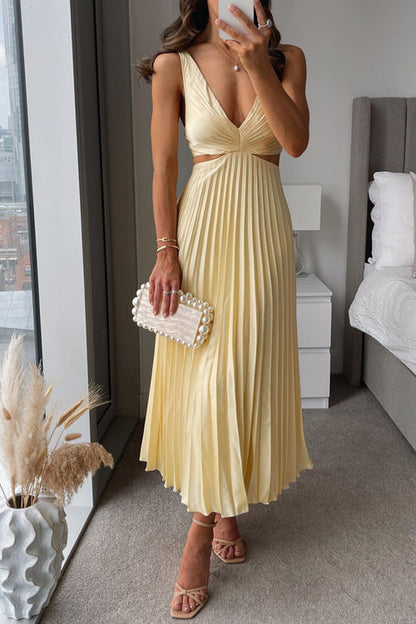 BELLEZZA™ | ROBE MAXI PLISSÉE