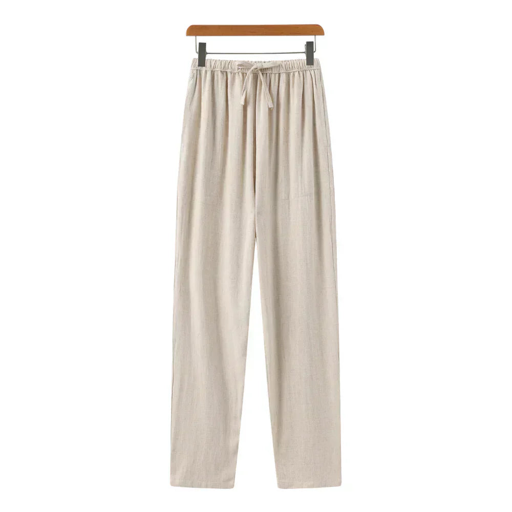 Sylvio™ | Pantalon slim en lin