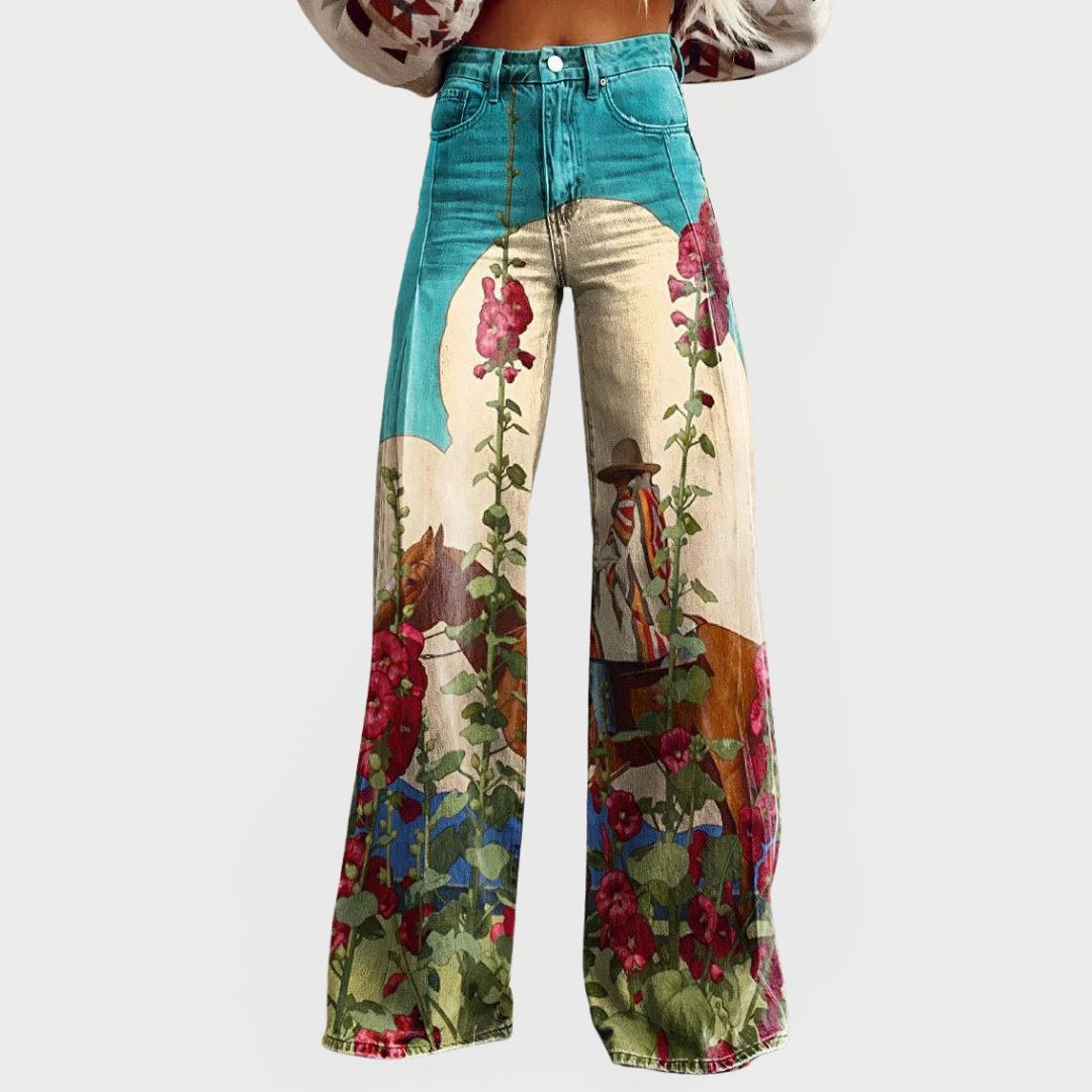 Florina™ | Jeans à jambes larges