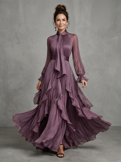 Zineb™ | Robe maxi lavallière