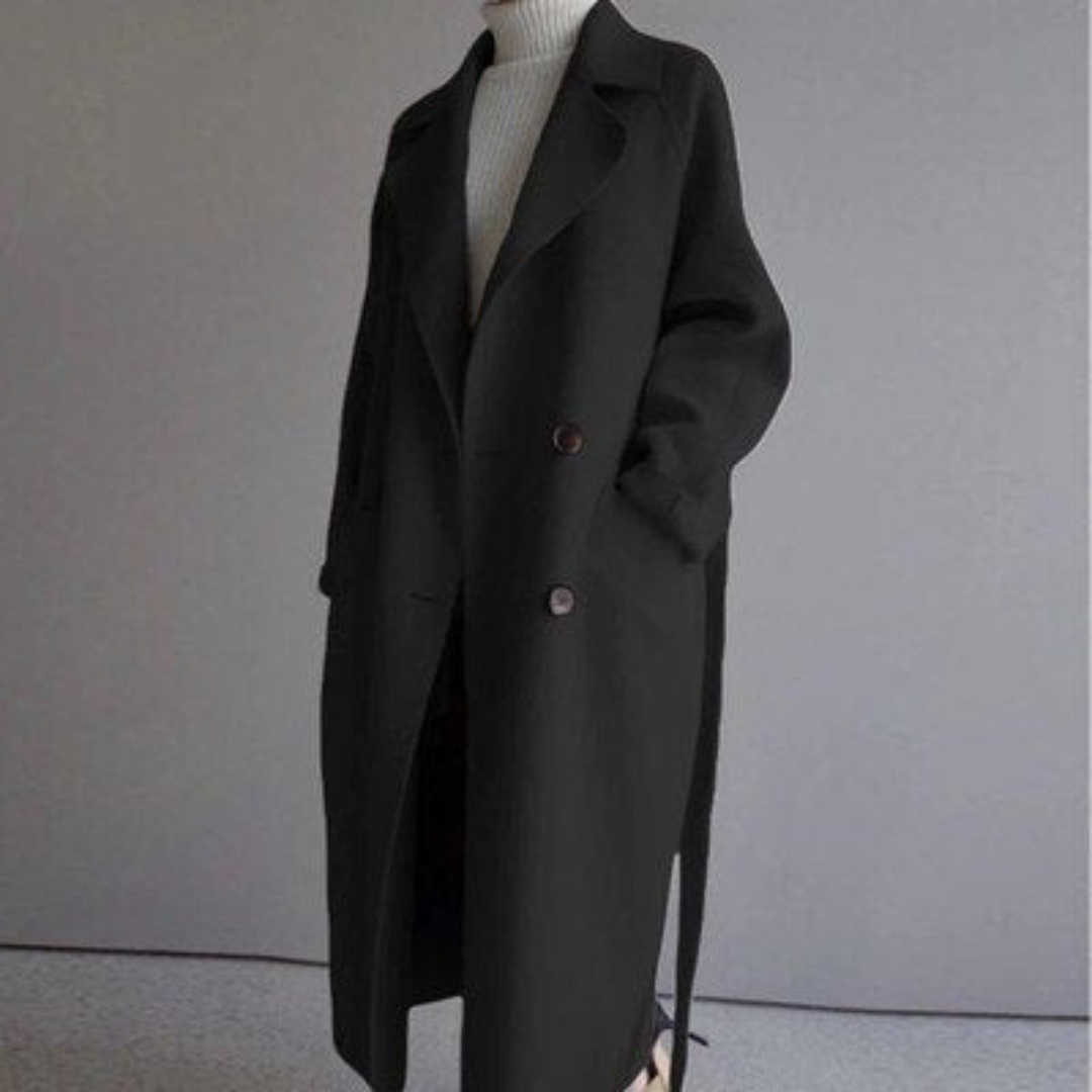Lucie | Manteau Long Chic et Sophistiqué