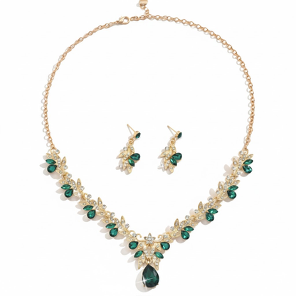 Héritage Étincelant™ | Parure collier + boucles d’oreilles