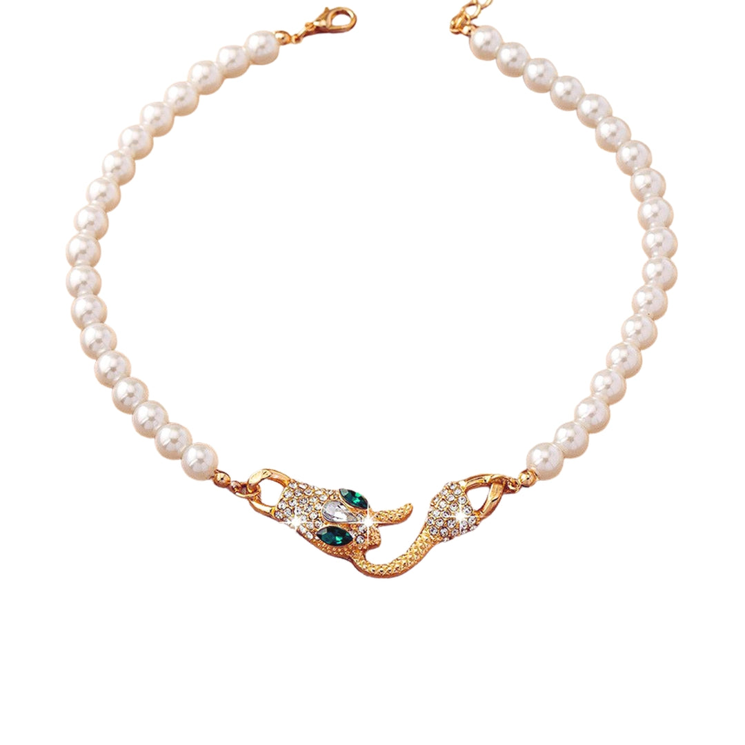 Aline™ | Collier serpent de perles
