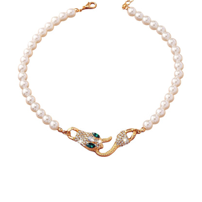 Aline™ | Collier serpent de perles