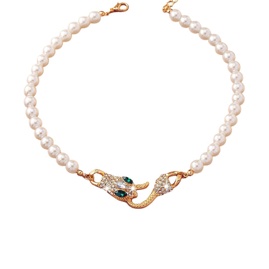 Aline™ | Collier serpent de perles