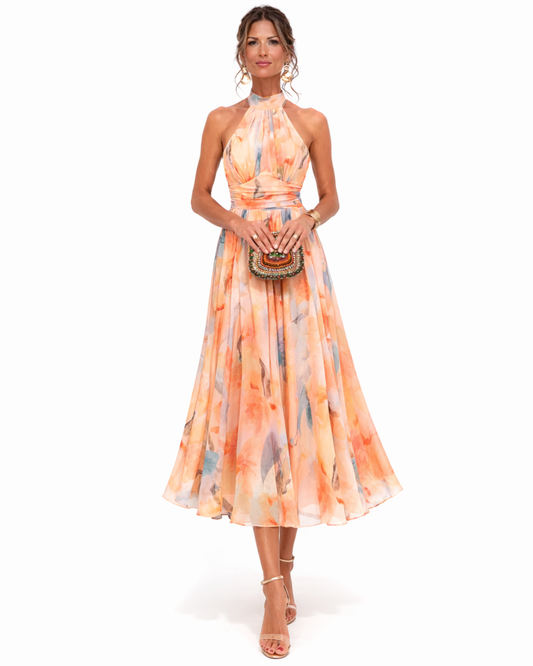 ZINNARA™ | ROBE MAXI COL HALTER