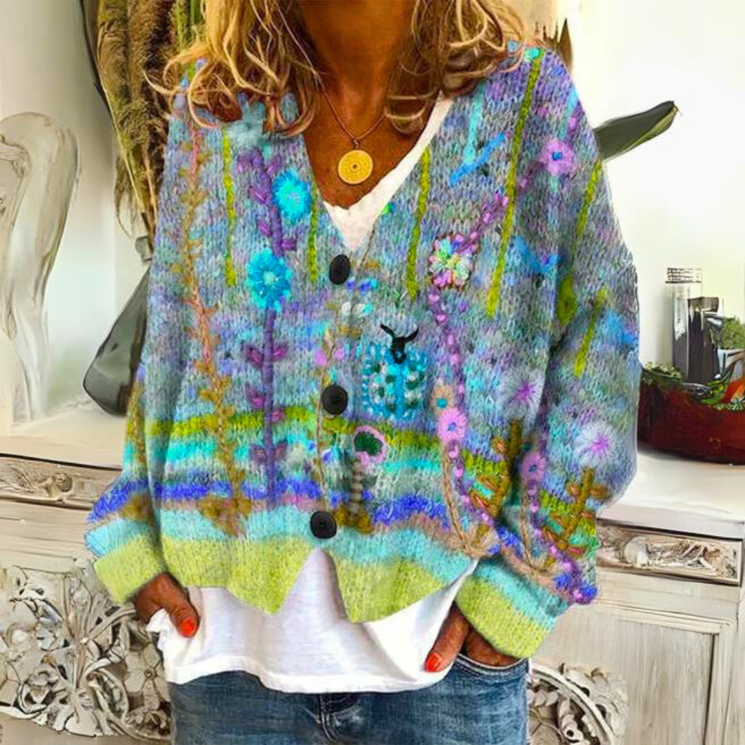 Leilani | Cardigan brodé de haute qualité