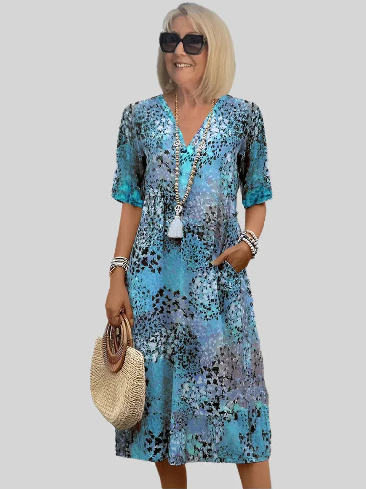 Koro | Vintage-Kleid mit Druck