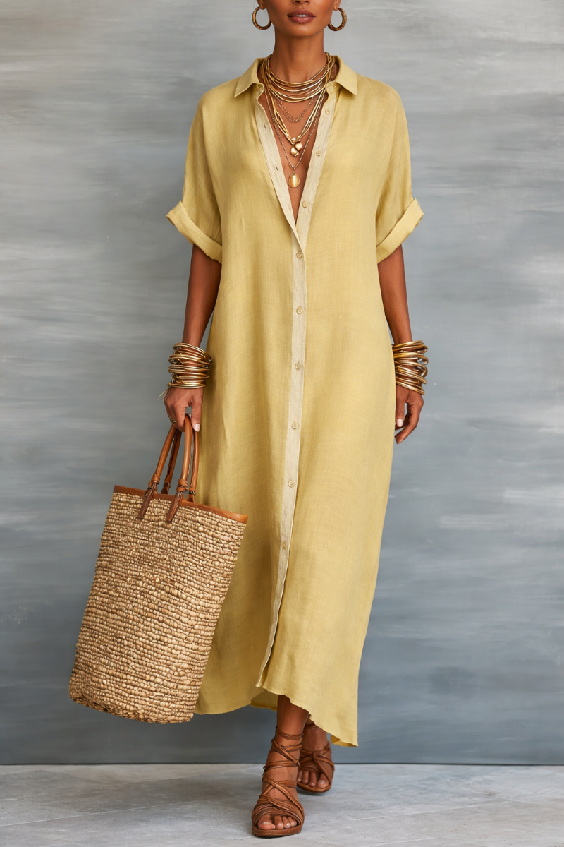 Elsinore™ | Elegantes, minimalistisches Maxikleid