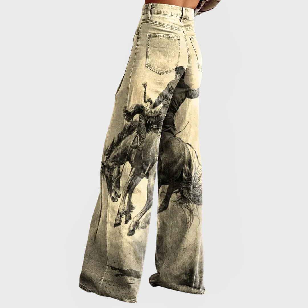 Weston™ | Jeans western à jambes larges