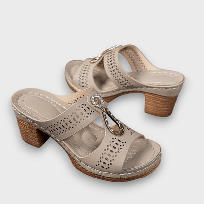 Elvanna™ | Chaussures d’été à talon bloc
