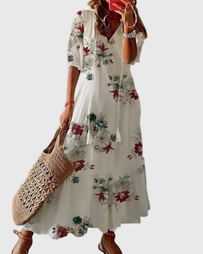 Amalia™ | Robe maxi d'été bohème vintage