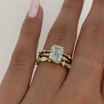 Isadora™ | Parure de mariée radiant marquise ronde