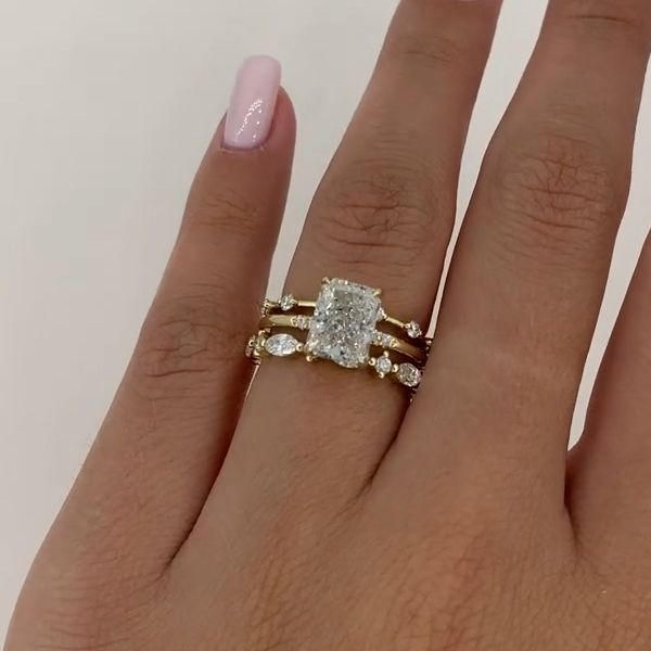 Isadora™ | Parure de mariée radiant marquise ronde