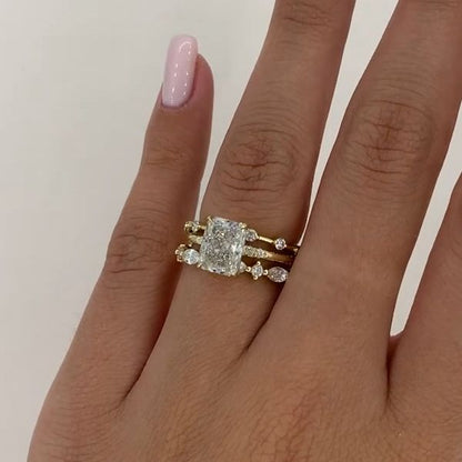 Isadora™ | Parure de mariée radiant marquise ronde