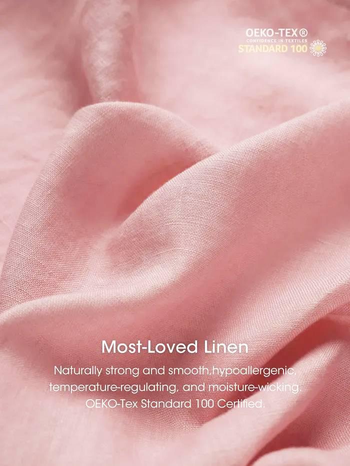 Lucie™ | Robe longue en lin à col en V