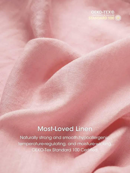 Lucie™ | Robe longue en lin à col en V