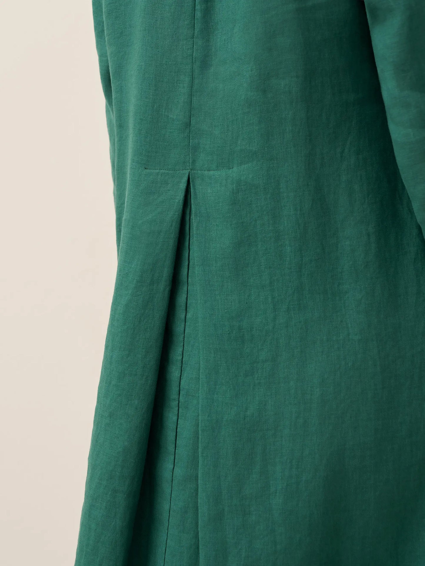 Solène™ | Robe longue en lin à capuche