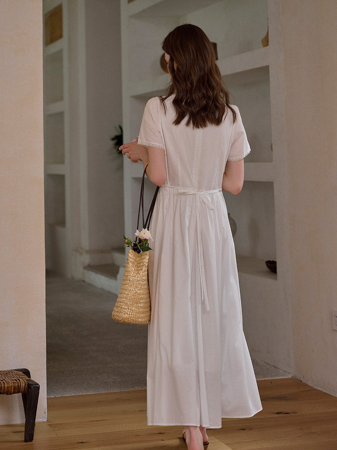 May™ | Robe en coton brodée
