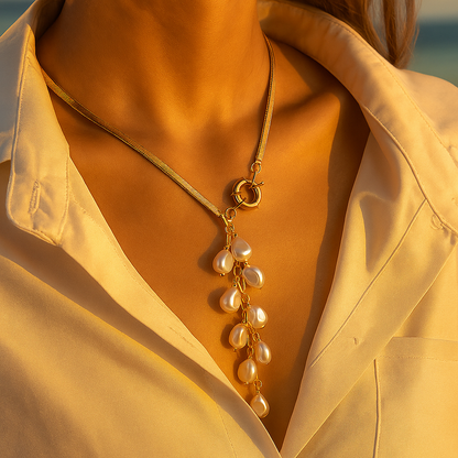 Heliora™ | Collier à cascade de perles