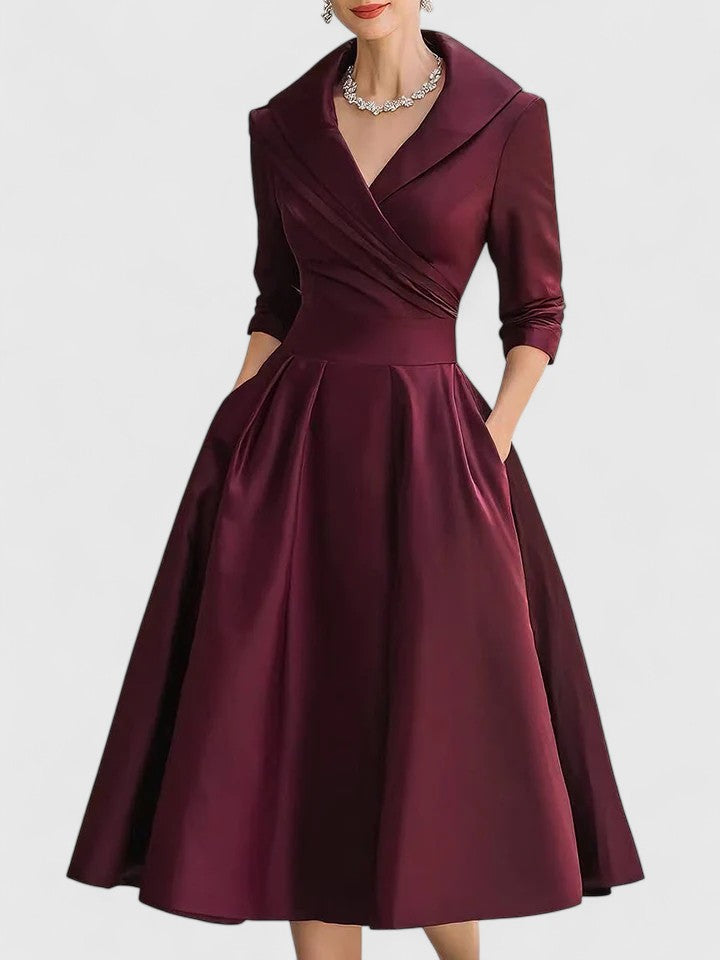 Zyrah™ | Robe midi élégante